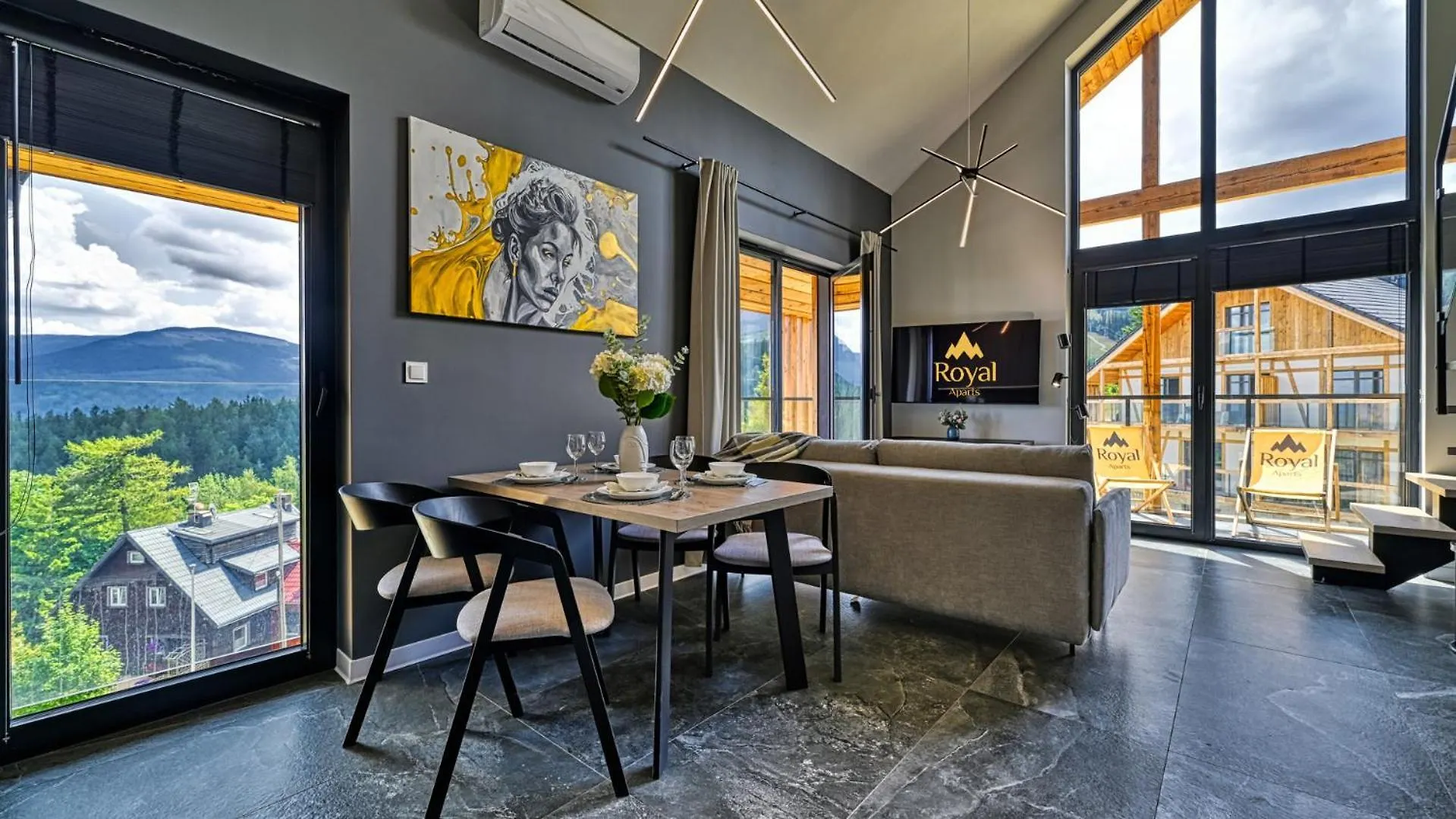 Orlik Vip Residence - Apartament Dwupoziomowy Sniezka Skyline Z Prywatna Sauna Karpacz 0*,