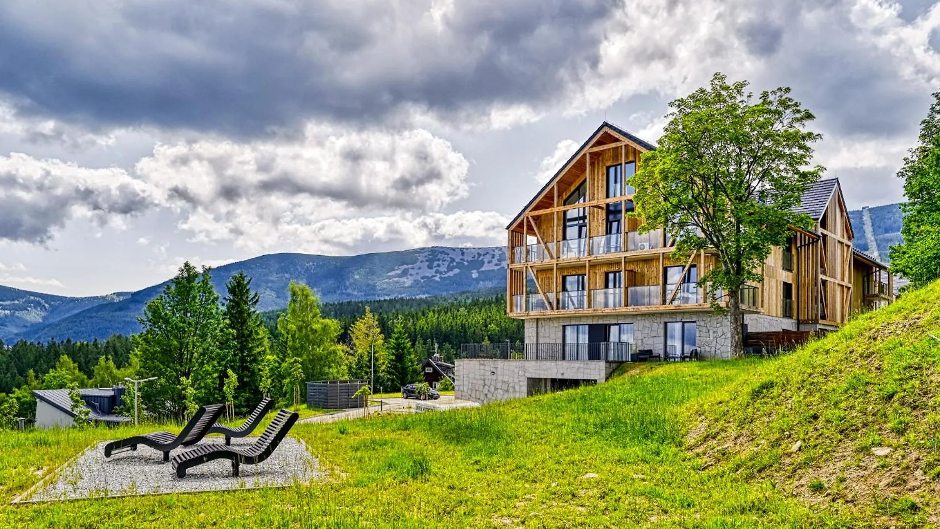 Orlik Vip Residence - Apartament Dwupoziomowy Sniezka Skyline Z Prywatna Sauna Karpacz